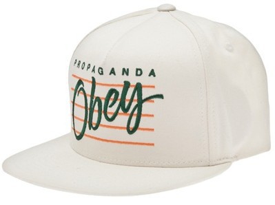 Obey White Snapback Hat GF